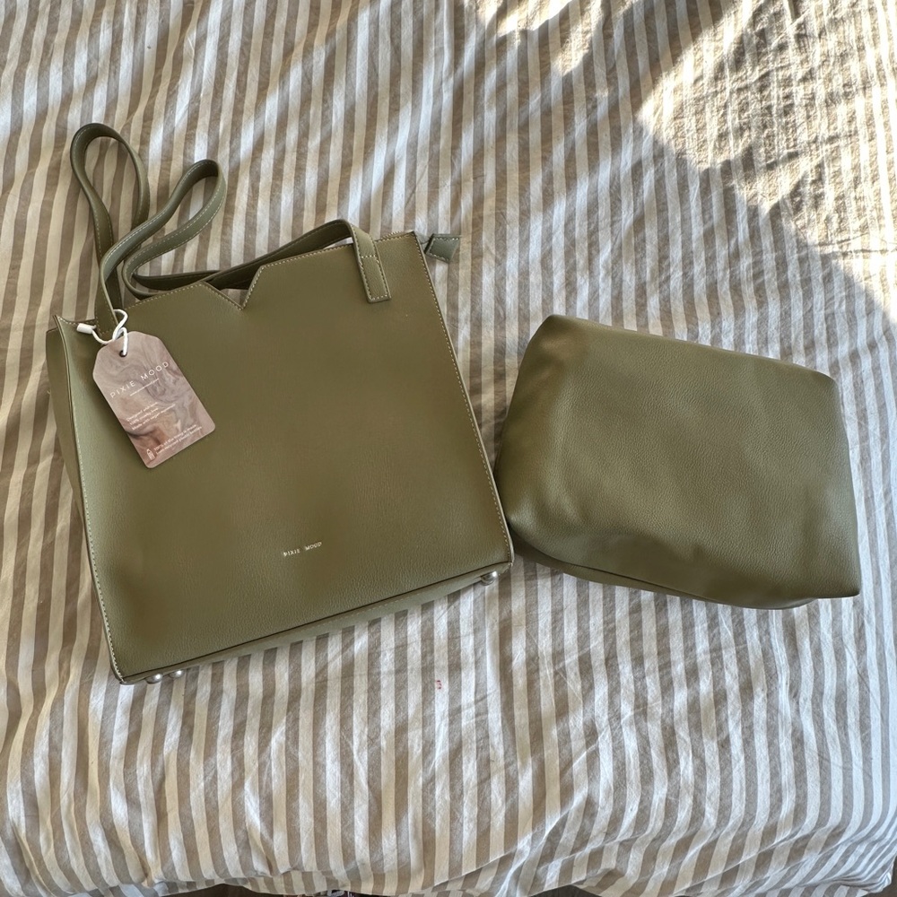 NWT Pixie Mood Alicia Mini Tote — Sage